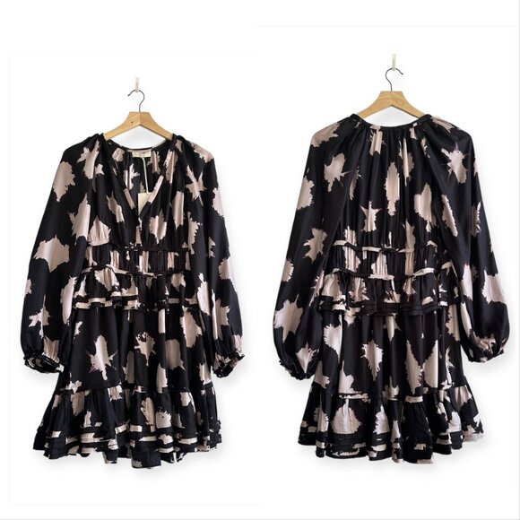 Ulla Johnson Emery tie-dye mini dress, Size  4, Nwt - Picture 16 of 16